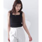 タンクトップ ノースリーブ 前後2wayニットタンク レディース