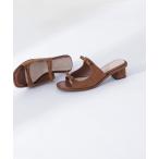 サンダル ダブルリボンミュール レディース