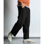  широкий брюки слаксы STRETCH CORDLANE WIDE TAPERED PANTS:ko- слив широкий брюки / слаксы / стрейч брюки / конические брюки мужской 