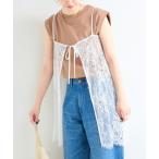 キャミソール 「WEB＋一部店舗限定」手洗い可 / レース2WAYキャミソール