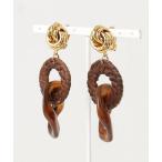 [GRACE CONTINENTAL] серьги ( обе уголок для ) FREE Brown женский 