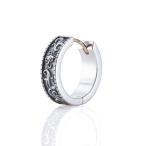 [LION HEART] серьги ( одна сторона уголок для ) ONE SIZE серебряный мужской 