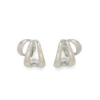 [Mila Owen] серьги ( обе уголок для ) FREE серебряный женский 