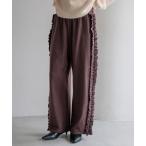 [LOWRYS FARM] тренировочный брюки SMALL Brown женский 