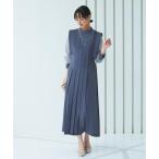 「RUIRUE BOUTIQUE」 長袖ワンピース 3L ブルーグレー レディース