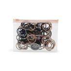 ヘアゴム ポーチ入りヘアゴムセット/L