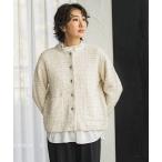 カーディガン ツイードカーディガン レディース