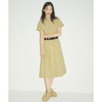 ワンピース プリーツシャツワンピース