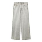 ショッピング綿 ジーンズ デニム デニムパンツ バギーフレアデニム レディース