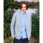 カーディガン 「接触冷感／セットアップ可」ドライタッチ ハイカウントカットソー カーディガン メンズ