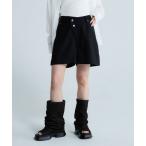 パンツ オーバーラップショートパンツ/665363 レディース