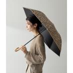 折りたたみ傘 レオパード柄傘 レディース