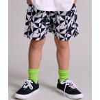 パンツ 「マルチファンクション」吸水速乾 総柄ショートパンツ「PAIRMANON STREET」 キッズ 子供服 男の子 女の子
