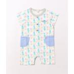 ショッピングラグマート ベビー服 ロンパース さんかく柄のローンパース