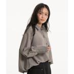 ショッピング新作 ブラウス シャツ 「新作」バルーンテールシャツ｜ウォッシャブル/速乾/接触冷感/春服 レディース