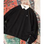 [U.S. POLO ASSN.] тренировочный cut and sewn MEDIUM черный мужской 