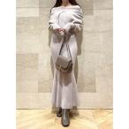「SNIDEL」 ニットワンピース ONE SIZE グレー レディース