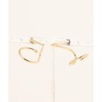 [ELENDEEK] серьги ( обе уголок для ) FREE Gold женский 