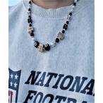 [1004ST] колье FREE черный мужской 