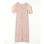 「MISCH MASCH」 半袖ワンピース MEDIUM ベージュ レディース