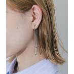 イヤリング ステンレスロングチェーンイヤリング レディース