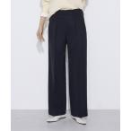 スラックス パンツ 「セットアップ対応」パウダープレーンストレッチ パンツ レディース