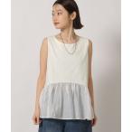 タンクトップ ノースリーブ アソート裾レイヤードノースリーブ / 660042 レディース