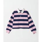 ショッピング服 tシャツ ショート ラガーシャツ / キッズ  140cm-160cm キッズ 子供服 女の子