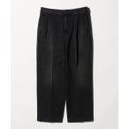  широкий брюки джинсы [FARAH] 2 tuck широкий Denim слаксы мужской 