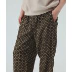  брюки принт лодыжка широкий распорка брюки мужской 