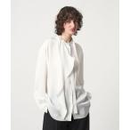 ブラウス シャツ 「6(ROKU)」スカーフ シャツ レディース