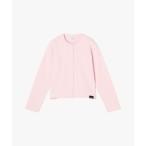 カーディガン WEB限定 ロゴ コットン 長袖 カーディガンプレッション レディース