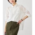 ブラウス シャツ お着軽シャツシリーズ コットンボイル2WAYカシュクールシャツ/接触冷感・通気性 レディース