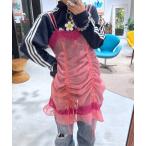 「Alley by w closet」 キャミソールワンピース FREE ピンク レディース