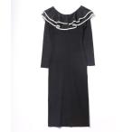 「MERCURYDUO」 ニットワンピース MEDIUM ブラック レディース