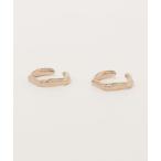 [ete] серьги ( обе уголок для ) FREE розовое золото женский 