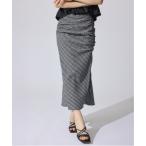 「rienda」 ロングスカート MEDIUM ブラック レディー