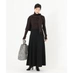 「VERMEIL par iena」 フレアスカート 38 ブラック レディース