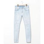 [BAYFLOW] обтягивающие джинсы брюки 28 голубой женский 