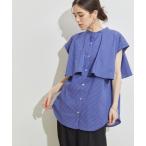 「LE CERCLE par rope'」 半袖ブラウス FREE ブルー系その他4 レディース