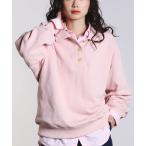 トレーナー スウェット HALF BUTTON PULLOVER レディース