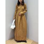 「STYLEMIXER」 ニットワンピース MEDIUM キャメル レディース