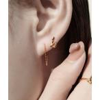 [norme] серьги ( одна сторона уголок для ) FREE Gold женский 