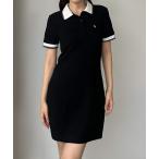 「Louere」 半袖ワンピース X-LARGE ブラック レディース