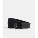 ショッピングcoach ベルト スカルプテッド C バックル リバーシブル ベルト・38MM メンズ