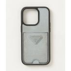 [PRADA]safia-no треугольник Logo iPhone кейс - голубой женский 