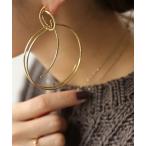 [antiqua] серьги ( обе уголок для ) FREE Gold женский 