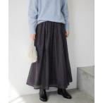 「SLOBE IENA」 フレアスカート 38 グレー レディース
