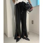 [AIC.] джерси брюки FREE черный женский 