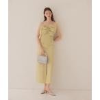 「Leja」 半袖ワンピース MEDIUM イエロー レディース